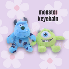 Load image into Gallery viewer, Monster Plushie Keychain
