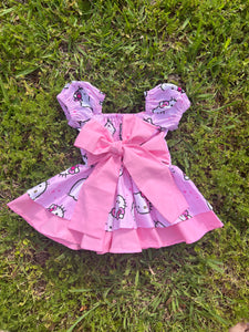 HK Heads 2 Tier Ribbon Dress