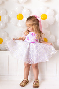 Daisy Mouse Puff Dress