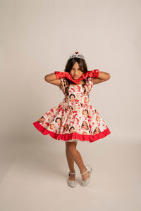 Valentine Princess Babydoll Poof Dress