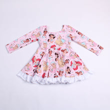 Load image into Gallery viewer, Pink Christmas LS Dress
